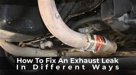 cost of fixing exhaust leak|Exhaust Leak Repair Cost Guide 2024 (Updated)